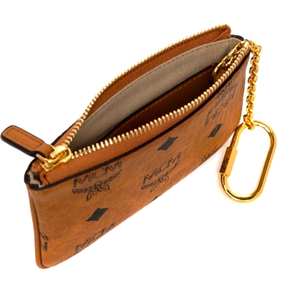 ✨️MCM MONOGRAM KEY POUCH IN VISETOS